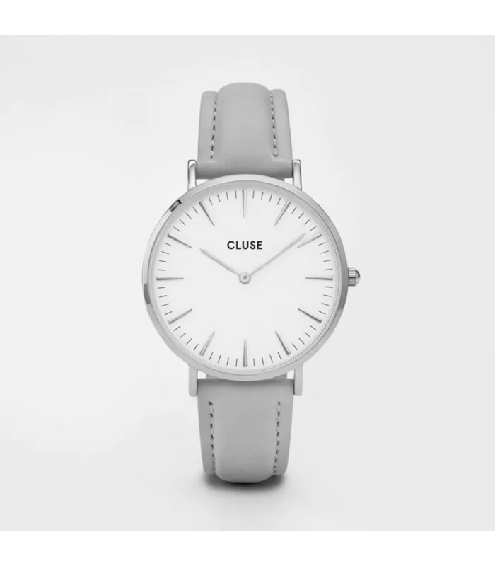 CLUSE часы THE bohйme серебристый белый/серый CL18215