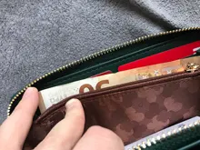 WEICHEN-cartera de mano larga para mujer, billetera de gran capacidad, monedero para teléfono, tarjetero