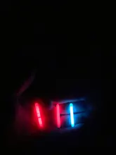 10 unids/bolsa 4,5*40mm luciérnagas para pesca flotador luz fluorescente luces de barra flotante de noche barra que brilla en la oscuridad