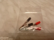 Connector Battery-Plug Alligator-Clips Crocodile-Clip Test-Probe Plastic-Handle Metal