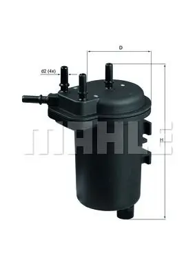 Фильтр топливный mtr.K9K 722/728/729/750 60/74kW\ Renault Megane