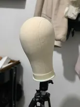 Alileader-Cabeza de Maniquí de entrenamiento, cabeza de bloque de lienzo, soporte para pelucas, envío gratis, Porta agujas