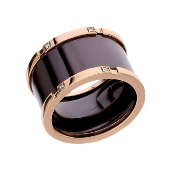 

Silver ring with ceramics and cubic zirconia sunlight sample 925