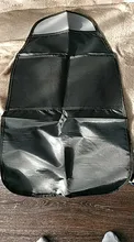 Organizador de asiento trasero Universal impermeable para bebé, bolsa de almacenamiento para asiento trasero de coche, funda protectora de suciedad para niño, almohadilla para Patadas para chico