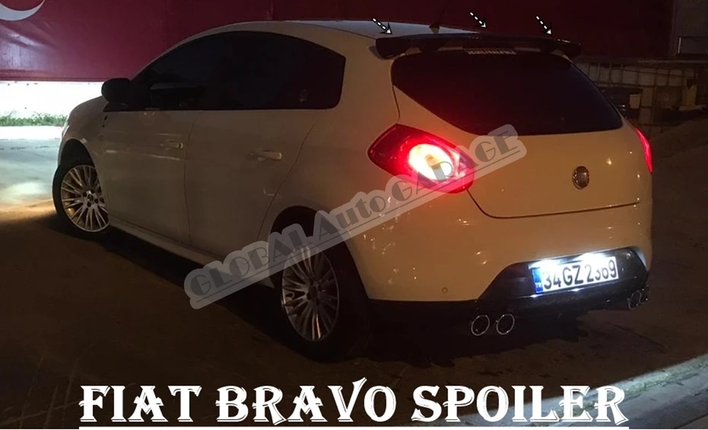 Спойлер для Fiat Bravo 2007-2013 автомобильный аксессуар универсальные спойлеры