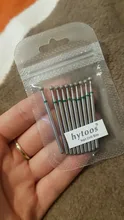 HYTOOS 10 unids/set taladro clavo Bits de diamante cortadores para manicura para cutícula Burr fresadora cortador de uñas pedicura accesorios herramientas