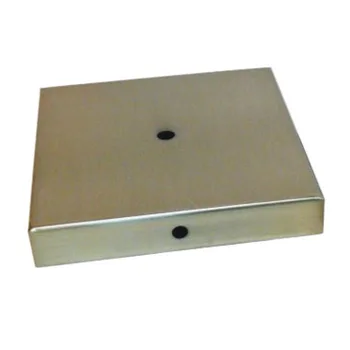 

Basis for foot steel matte 226mm square edge