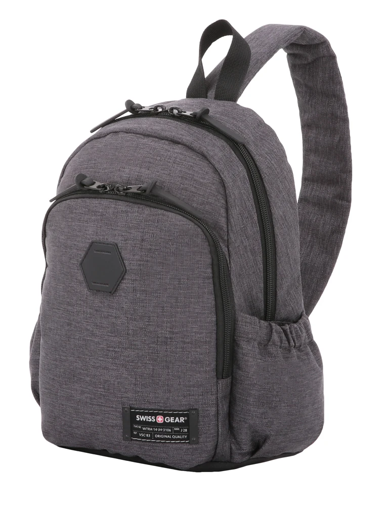 Рюкзак Swissgear 13'' с одним плечевым ремнем cерый 25х14х35 см 12 л| |
