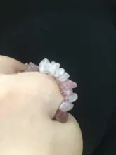 Momiji-Anillo de energía de piedra Natural bohemio para mujer, joyería elástica hecha a mano, anillo ajustable de cristal para fiesta de boda, venta al por mayor