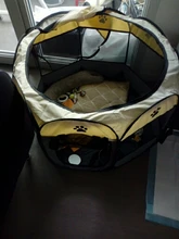Tienda plegable portátil para perros, gatos y otras mascotas, jaula octogonal, tienda para gatos, corralito, perrera para perros, fácil de usar, cerca, casa para perros grandes al aire libre