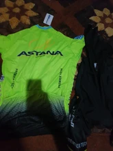 ASTANA-Ropa negra de ciclismo para hombre, camisetas de secado rápido, pantalones cortos para bicicleta de equipo, 9Dgel, para verano, 2020