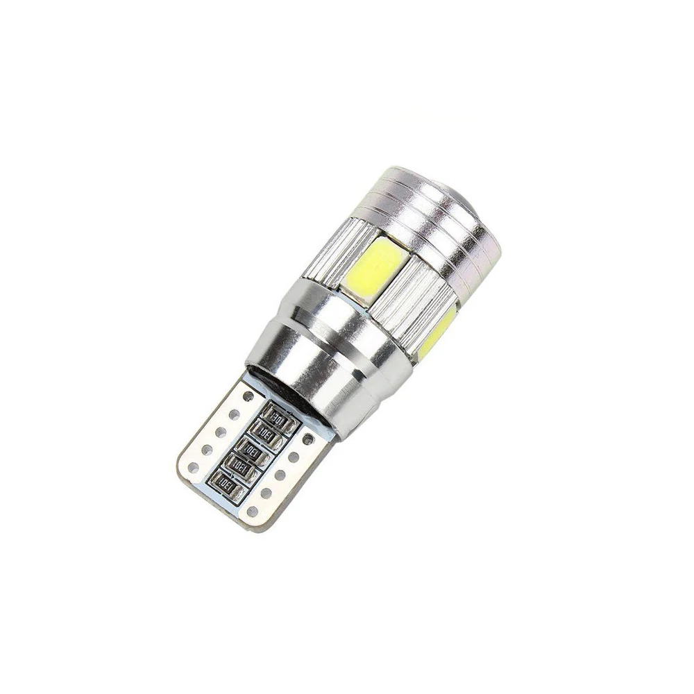 Одна упаковка/десять упаковок T10-5630-6SMD светодиодный автомобильный головной светильник, светильник для номерного знака 12В 3 Вт 6500 К