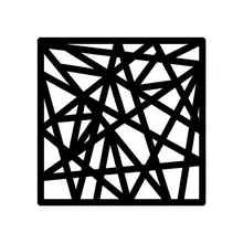 10 см x 10 см Desenli Kare Bardak altlгиi Bardak alti M4 Lazer Kesim MDF