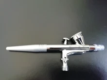 Pistola pulverizadora de aerógrafo de doble acción con alimentación por gravedad, 0,2 MM, de gatillo para pistola pulverizadora arte, artesanía, modelo, pintura, pulverización, Hobby, 0,2 MM