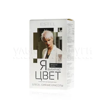 

Resistant Estel hair dye I choose color 10/65 Pearl blonde