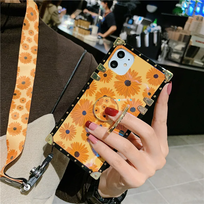 Чехол для Oppo Reno 2 Z A1K IQ00 A9 A5 2020 A11X A11 Realme X k3 Neo Y7S чехол s Роскошный с подсолнухом