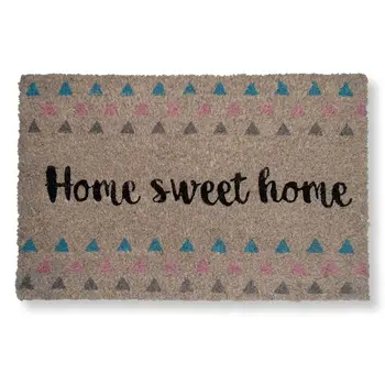 

KOKO DOORMATS Doormat home entrance original and fun, door mats for Home & Garden, 40x60x1.5 cm, lifelike coconut based