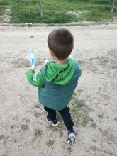 Avión de espuma con cuerda de goma para niños, avión planeador con cuerda de goma, juego al aire Libre de niños