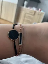 Nuevos Bohemios negro cuerda cadena pulsera para las mujeres aviones de Luna corazón brazalete con dije de cristal de la joyería de Boho