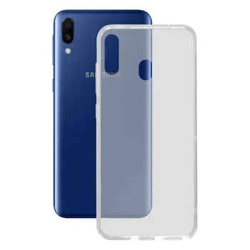 

Mobile cover Samsung Galaxy M20 KSIX Flex TPU Transparent Flexible