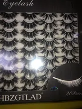 HBZGTLAD 2-20 pares 3D de visón pestañas falsas hecho a mano Wispy largo esponjosa pestañas falsas de ojos Natural extensión Kit de maquillaje Cilios