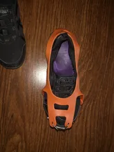 Crampones de escalada de 18 dientes para exteriores, zapatos antideslizantes de acero al manganeso para caminar, pesca en hielo y nieve, para invierno