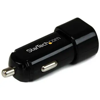 

Car battery charge with LED dual USB socket USB adapter high power car (17W - 3.4 Amp)STARTECH.COM11.92