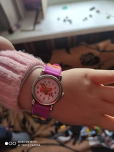 Relojes de pulsera de cuarzo para niños y niñas, relojes de princesa para niños, correa de cuero, bonitos relojes de pulsera para regalo