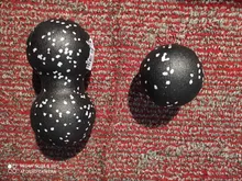 La liberación miofascial Fitness de maní Bola de masaje Fascia masajeador de rodillos para Pilates gimnasio Yoga relajante equipamiento Ejercicio de salud bolas