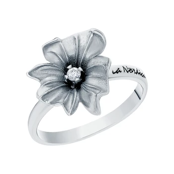 

Gold ring with diamonds sunlight sample 585