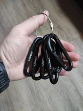 Lixada-mosquetón de supervivencia, conjunto con rizador, cierre de tornillo, gancho colgante, hebilla, equipo de escalada, acampada, 9 Uds.