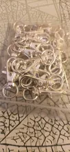 20 piezas de broche de pinza giratoria para llaveros, broche de pinza giratoria de oro, plata y bronce, llavero, accesorios de anillo de tecla dividida, cierres para fabricación de llaveros de 32mm