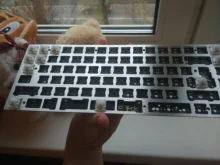 Replacable Kailh-Socket YMDK 84 Pcb Hot Swap QMK YMD75 Fully-Programmable ISO Support