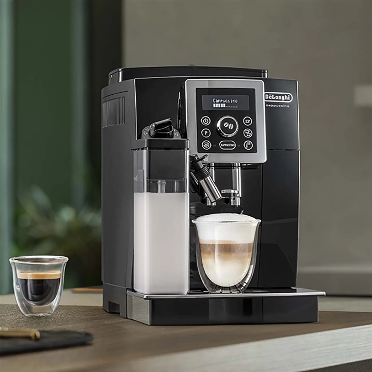 Espresso Machine Delonghi Ecam23 460 Review ديلونجي 15بار 1450وات فضي
