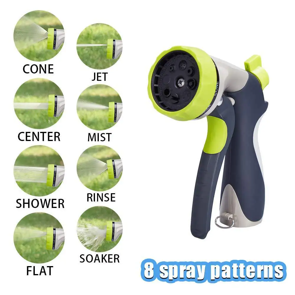 25FT-100FT Magic Hose Multi-functional Garden Hose Expandable Flexible Water Hose Pipe with Spray Gun?Natural Rubber