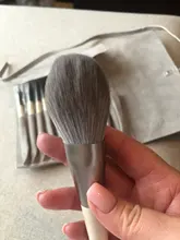 Zoreya marca pelo sintético suave sombra de ojos cepillo mango blanco mezcla rubor labio polvo resaltador maquillaje brochas Set 10 piezas