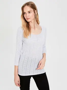 

Pattern Lapel Long Sleeve Undershirt