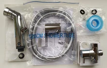Faucet Hose Tank-Hooked-Holder Shower-Sprayer T-Adapter Bidet Toilet Bathroom Brass Easy-Install