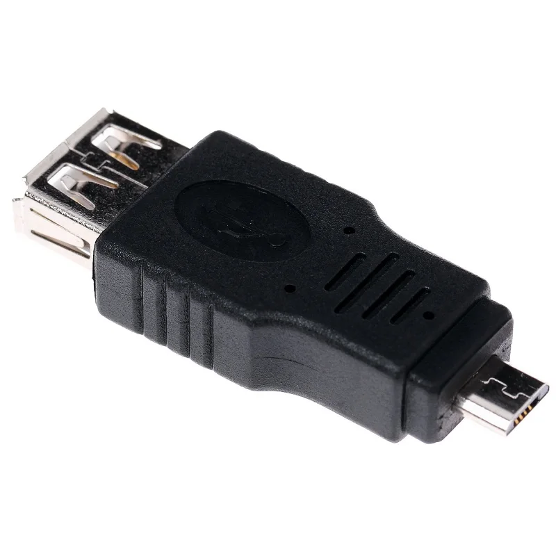 Переходник USB-micro USB для подключения портативной электронной техники к ПК(Черный