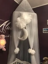 Habitación de bebé Mosquito Net colgando cama de niños tienda bebé cama dosel de cuna de cortinas de dormitorio Casa de juego tienda para decoración de la habitación de los niños