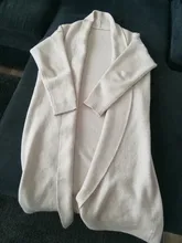 Cárdigan de punto largo y grueso para mujer, suéter de manga larga, cárdigan informal, ropa de calle, suéter de punto abierto, Invierno