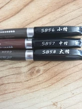 Pluma de pincel de 3 puntas, pluma de caligrafía, palabras aprendiendo chino, papelería, marcadores de dibujo para estudiantes, útiles escolares: Juego de bolígrafos