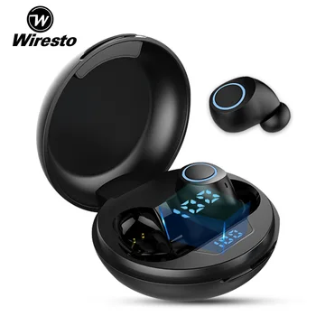 

Wiresto True Wireless Earbuds Mini Bluetooth Earphone Stereo Bluetooth 5.0 Sport Earpiece Touch Control with Microphone