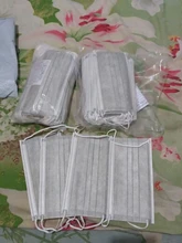 Mascarilla médica desechable, máscara quirúrgica de 3 capas con filtro, no tejida, antipolvo, con elásticos, Color azul y rosa, 7 colores, nueva