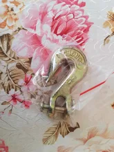 Gancho de agarre de horquilla con pestillo de seguridad, gancho deslizante de horquilla Chapado en Zinc con pestillo de grado 70, 1/4