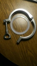 1.522.533.54Stainless Steel Sanitary Tri Clamp Clamps Clover for Ferrule SS304