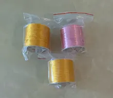 Rollo de cordón elástico de cuentas de cristal para fabricación de joyas, cuerda de hilo elástico de 0,7mm, accesorios para pulsera y collar, DIY, 60m