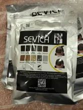 Sevich-bolsas de repuesto de polvo de fibra para construcción de cabello, productos contra la caída del cabello, corrector de relleno de fibra al instante, 100g