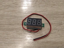 Mini Módulo de pantalla LED Digital, bricolaje, rojo y azul, voltímetro de DC2.5V-32V DC0-100V, medidor de contador de voltaje, Panel para motocicleta y coche