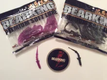 Minnow Swimbait Jigging Worm Soft Lures Fishing Artificial BEARKING Bass-Pike Unagi Slug